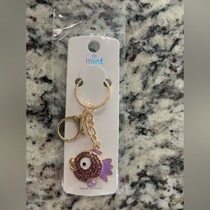 Purple Fish Keychain/Bag Charm- BNWT
